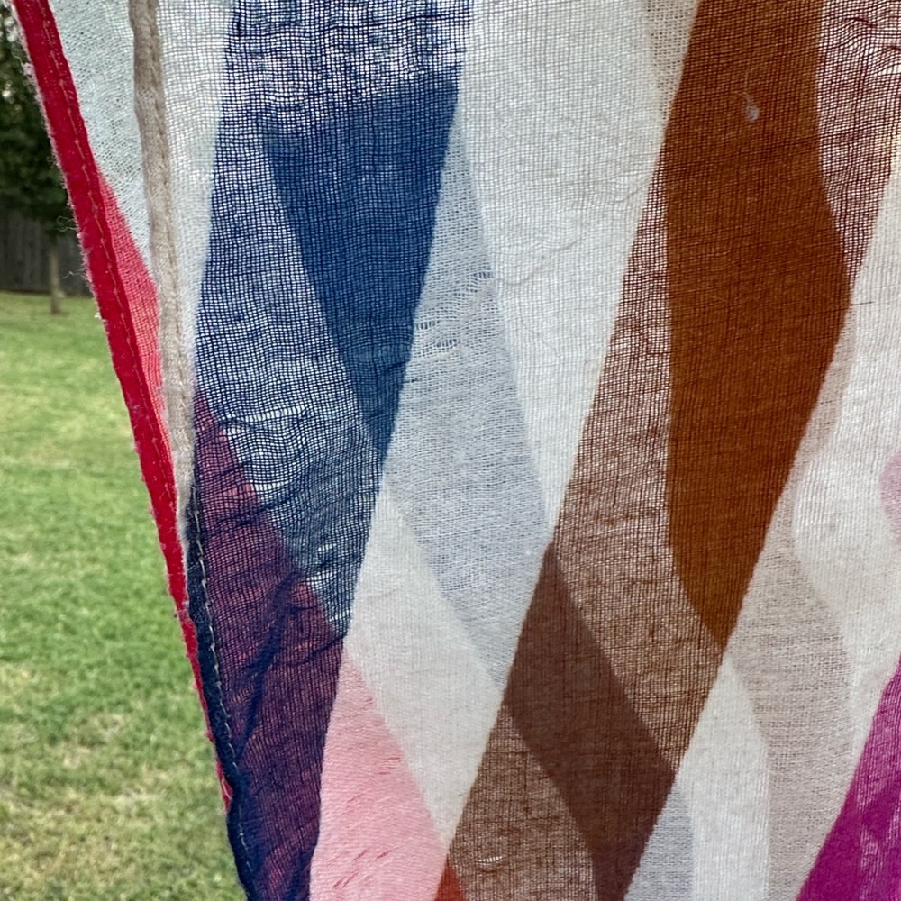 Anthropologie Subtle Luxury - Stripe Bohemian Kimono Pre-Owned Condition - Picture 9 of 12